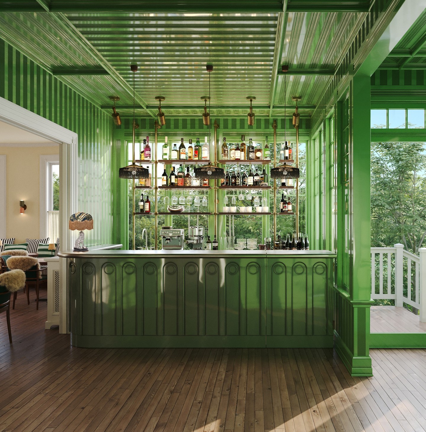 Belden House bar